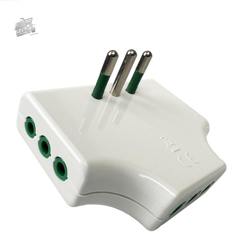 Triple socket adapter 10a - socket,